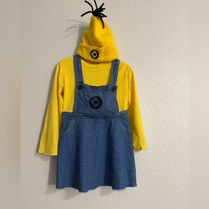 Toddler Yellow and Blue Minion Costume Dress